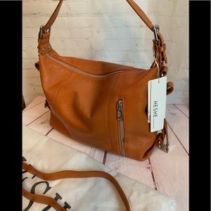 Heshe hobo style leather handbag